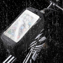 Wozy 6BK Atsparus vandeniui Bicycle Priekinis rėmelis su telefono laikikliu 6,5'''' 1L