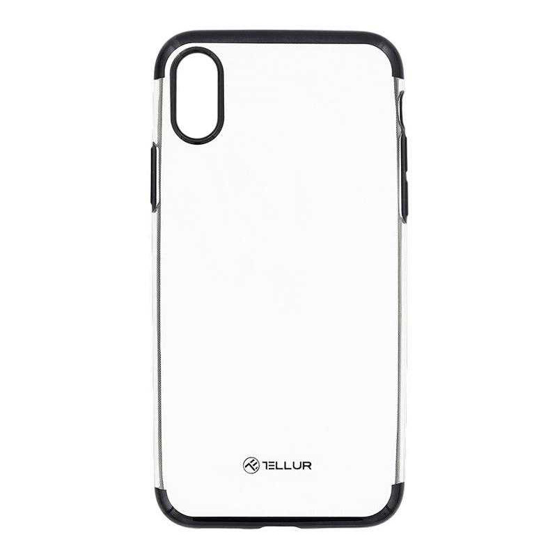 Tellur „Galvanizuota silikoninė nugarėlė Case iPhone X / XS“ juoda
