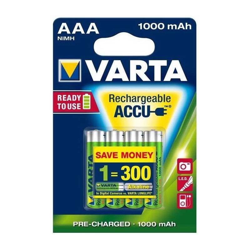 Varta Ready2Use 1000mAh 4pcs