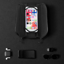 Wozy 14BK 3-Part Waterproof Bicycle Front Frame Top Bag 1.5L