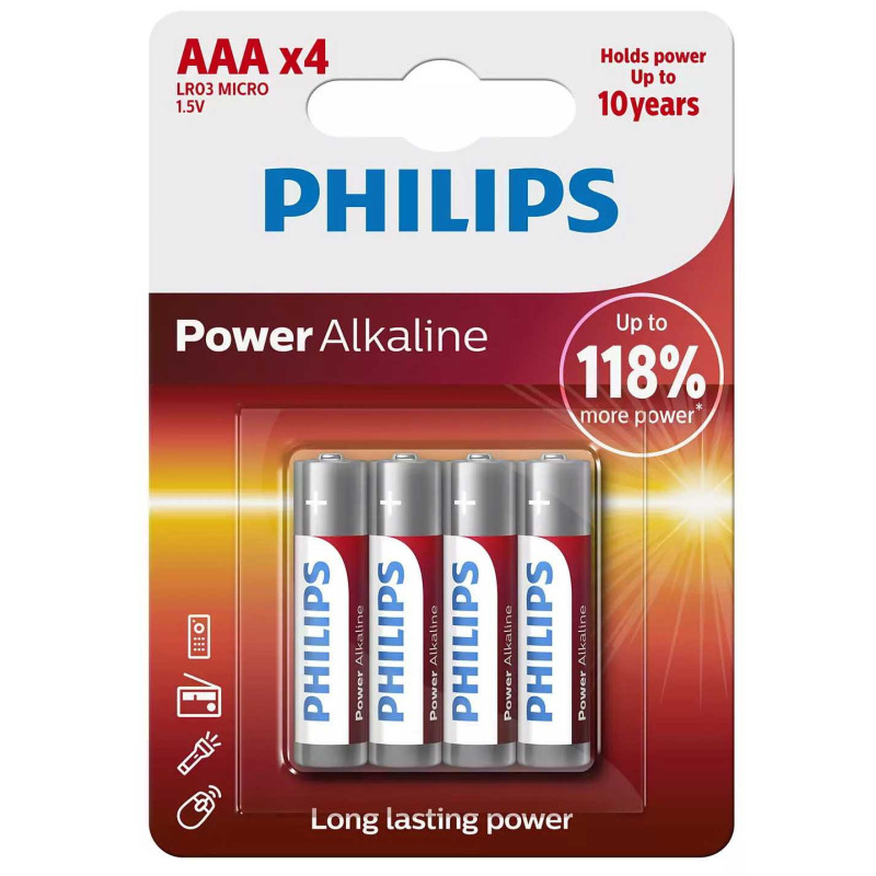 Philips LR03P4B / 10 Power Alkaline 4 pcs