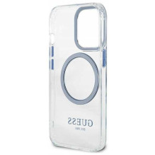 Guess "GUHMP13XHTRMB Metal Outline Magsafe iPhone 13 Pro Max" Blue