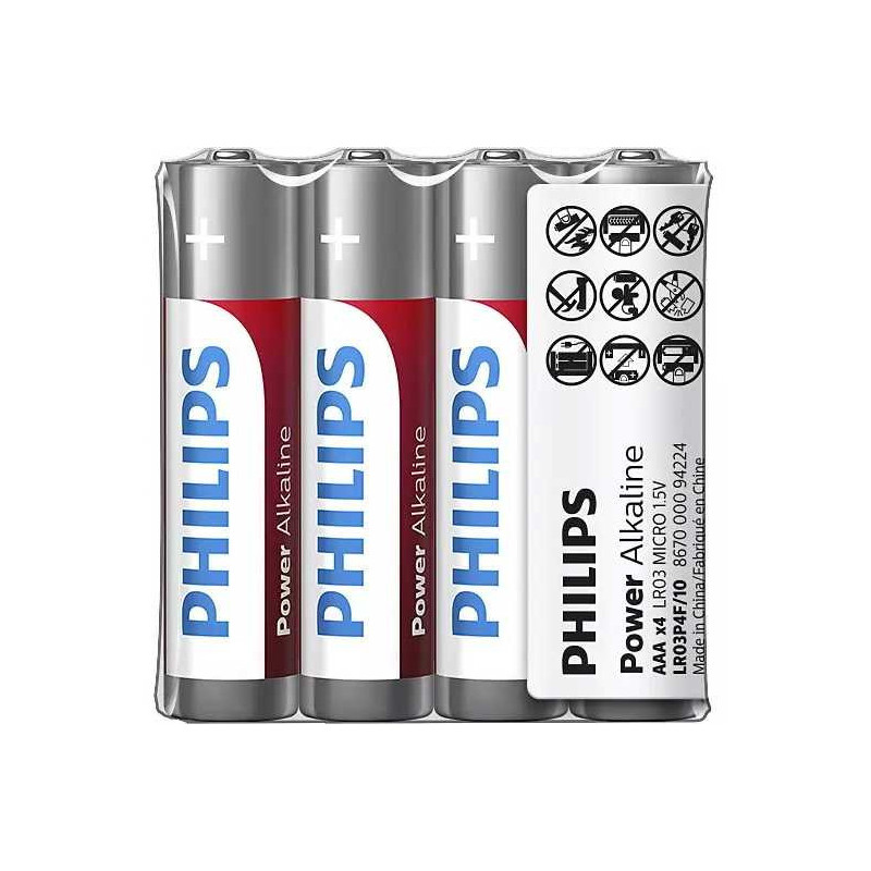 Philips LR03P4F / 10 Alkaline 4 pcs