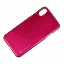 Mercury "Silicone Back Case Jelly iPhone XS MAX" Pink