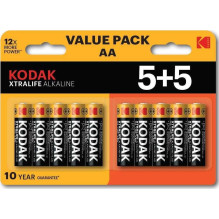 Kodak XTRALIFE Alkaline AA / LR6 10pcs