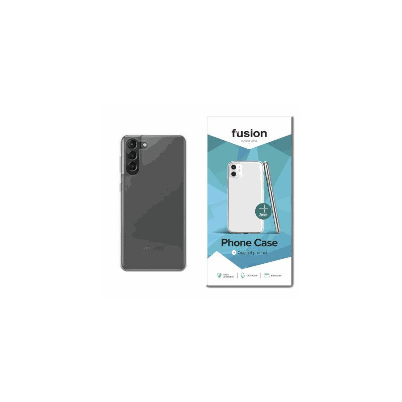 Fusion Accessories „Itin skaidrus 2 mm silikoninis Case „Galaxy S21 + 5G “ skaidrus