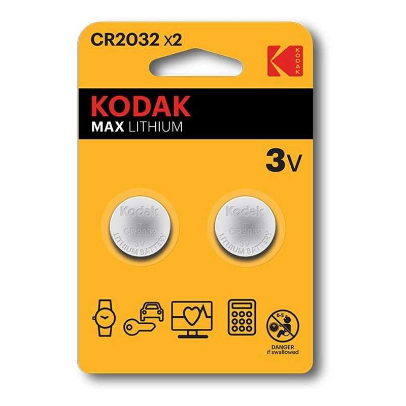 Kodak Max lithium CR2032 2pcs