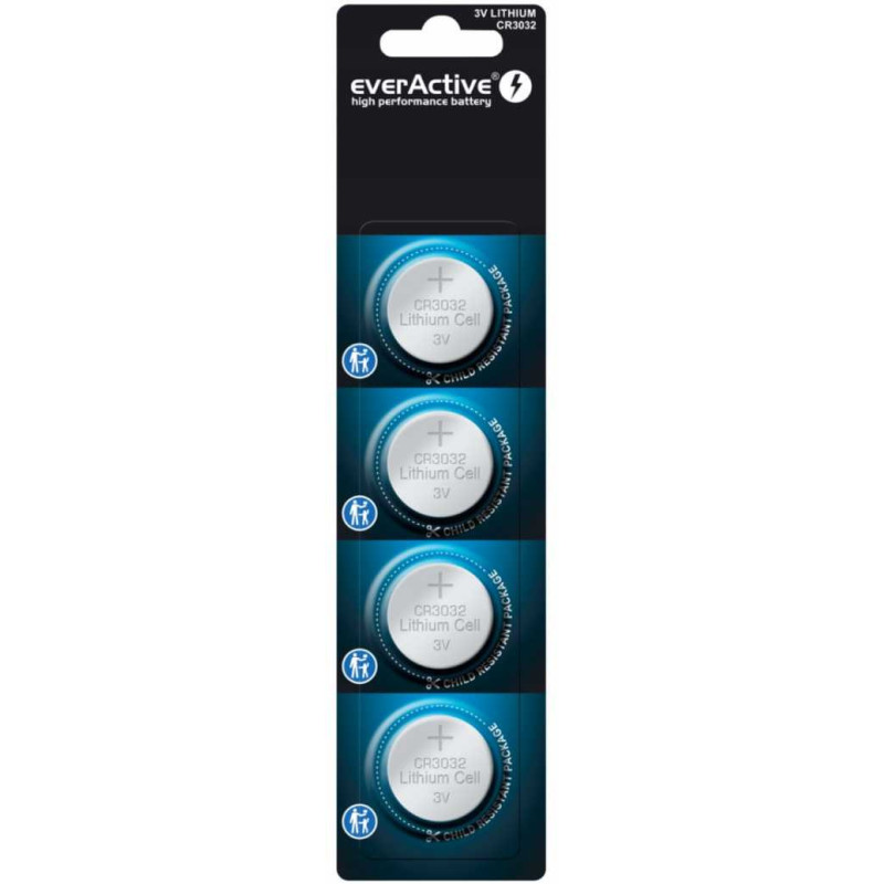 Everactive Battery Mini CR3032 4 pack