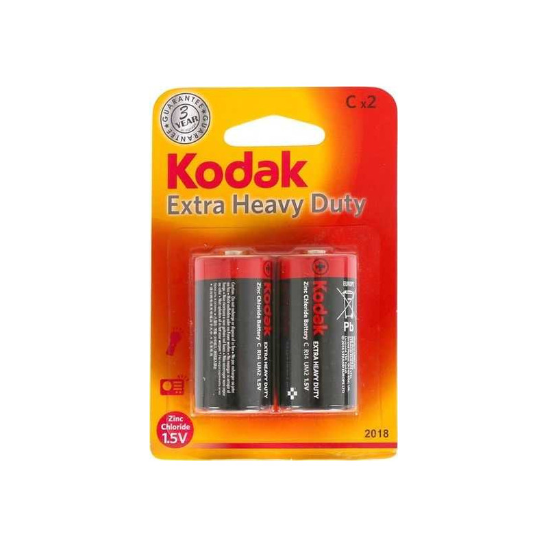 Kodak Extra Heavy Duty C / R14 2700mAh 2 pack