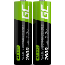 Green Cell Rechargeable battery AA / R6 2600mAh 2 pack