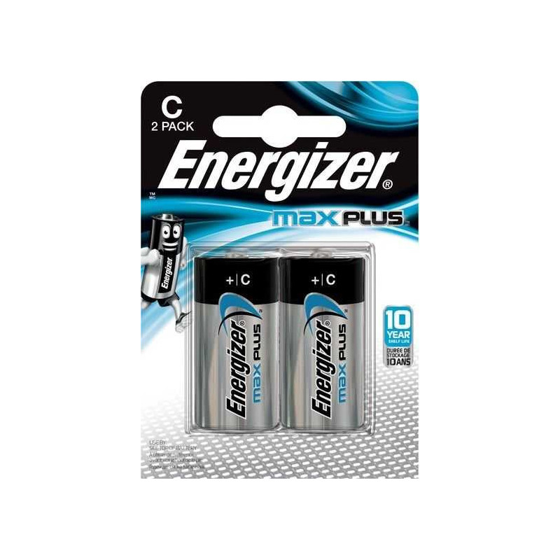 Energizer Max Plus C / R14 2 pack