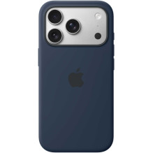 „Apple“ silikoninis dėklas su „MagSafe“ apsauga „iPhone 17 Pro“, vidurnaktis „Apple“ silikoninis dėklas su „MagSafe“ apsauga „iPhone 17 Pro“, vidurnaktis