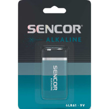 Sencor Alkaline battery, 6LR61 - 9V
