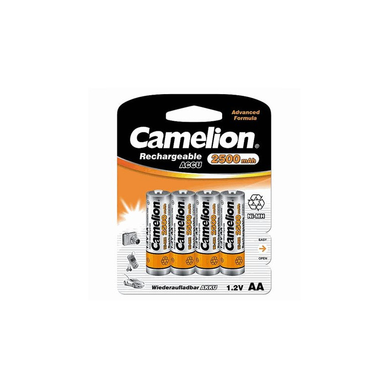 Camelion Rechargeable Ni-MH AA (R06), 2500mAh, 4-pack