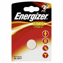 Energizer Lithium button cells 3V (CR2016), 1-pack