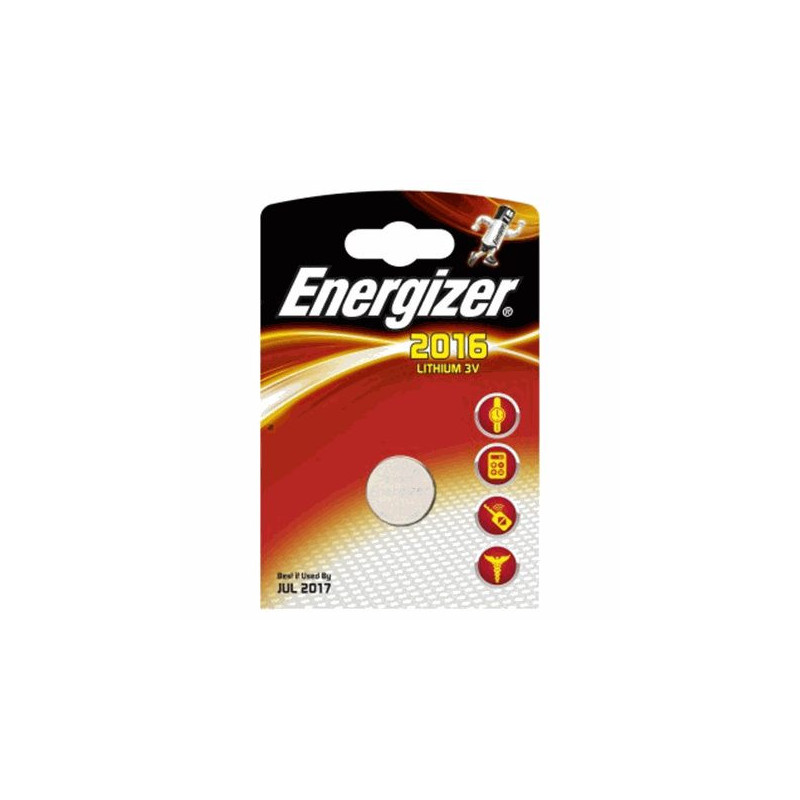 Energizer Lithium button cells 3V (CR2016), 1-pack