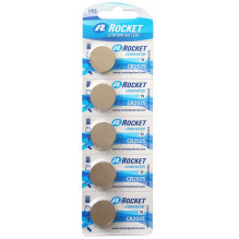 „Rocket“ ličio CR2025 baterijos, 5 vnt. „Rocket“ ličio CR2025 baterijos, 5 vnt.