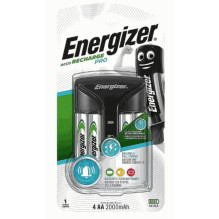 „Energizer Recharge PRO“ + 4 x R6 2000 mAh „Energizer Recharge PRO“ + 4 x R6 2000 mAh
