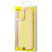 Baseus "Crystal Transparent Case iPhone 13 Pro" Pink Baseus "Crystal Transparent Case iPhone 13 Pro" Pink