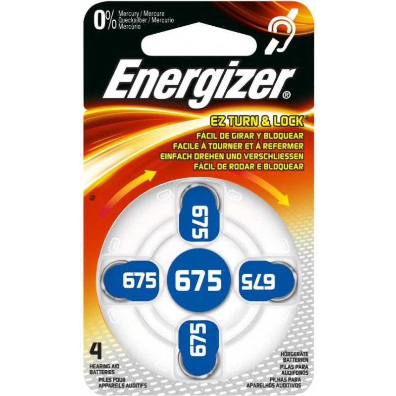 Energizer Battery Zinc Air 675