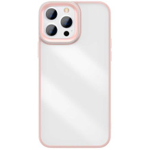 Baseus "Crystal Transparent Case iPhone 13 Pro" Pink Baseus "Crystal Transparent Case iPhone 13 Pro" Pink