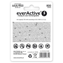 „Everactive AAA / R03 Silver Line“ baterijos 800 mAh 1,2 V