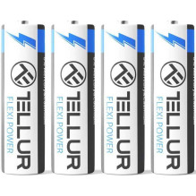 Tellur Flexi Power Super Alkaline AA LR6 1.5V 4pcs Tellur Flexi Power Super Alkaline AA LR6 1.5V 4pcs