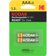 Kodak Rechargeable Ni-MH AAA battery 650mAh 2-pack