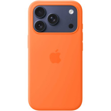 Apple Silikonas Case su MagSafe iPhone 17 Pro / 18 Pro Oranžinė