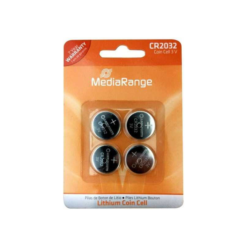 MediaRange Coin Cells CR2032 4 pack