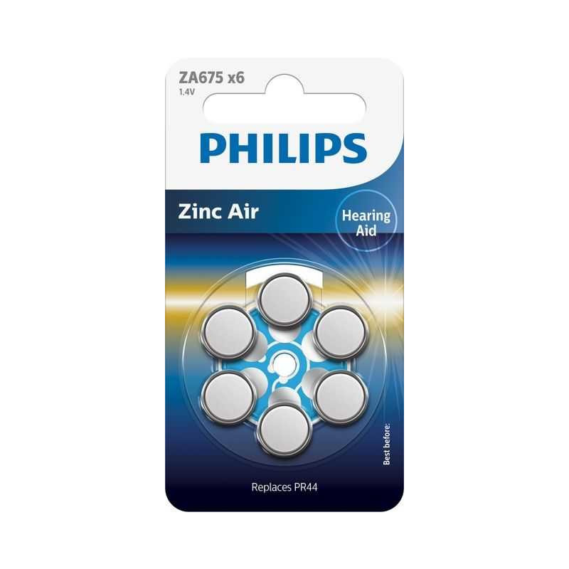 Philips ZA675B6A / 00 Hearing Aid 6 pcs