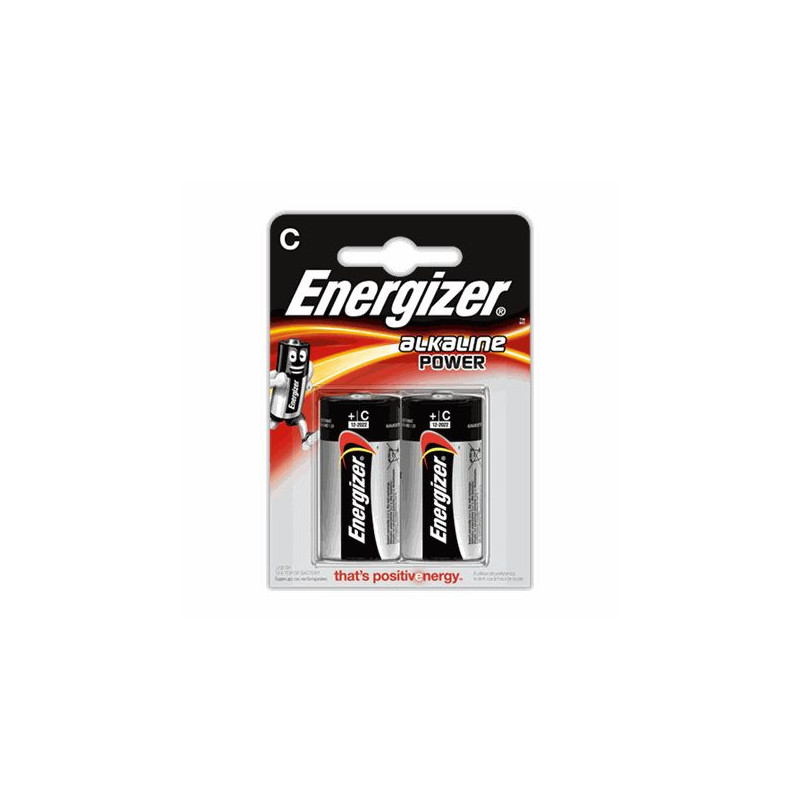 Energizer Alkaline Power C (LR14), 2-pack