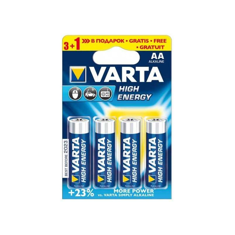 Varta High Energy R6 (AA) 4-pack