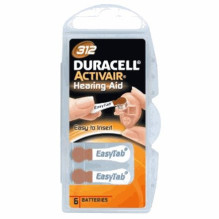 Duracell Activair DA 312, 6-pack