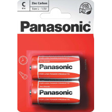 Panasonic Zinc Carbon C / R14 2pcsc Panasonic Zinc Carbon C / R14 2pcsc