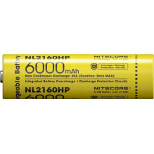 Nitecore NITNL2160 21700 6000mAh 1pcs Nitecore NITNL2160 21700 6000mAh 1pcs