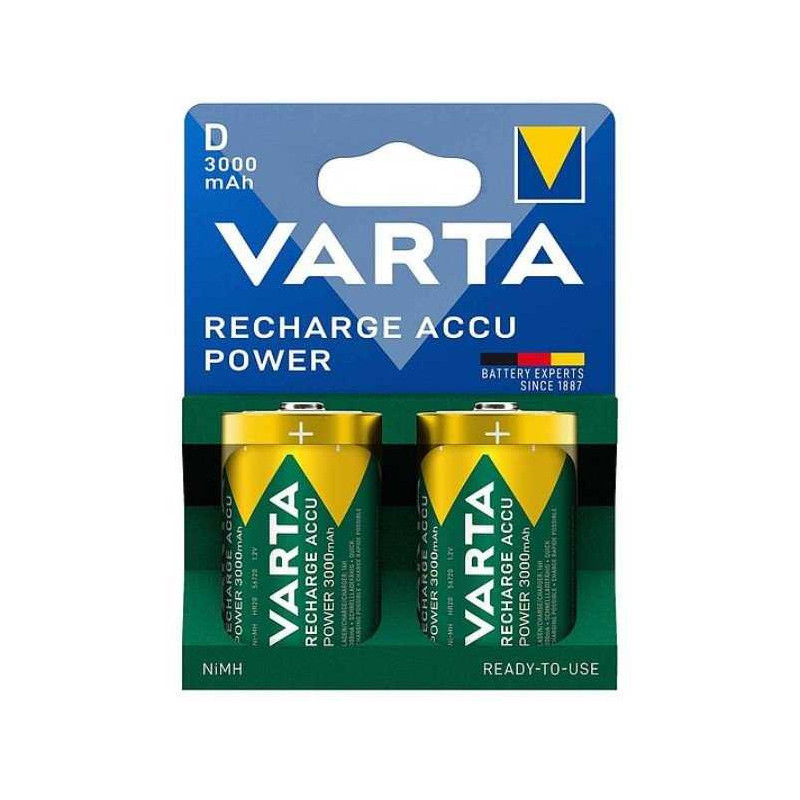 Varta Recharge Accu Power D 3000mAh 2pcs