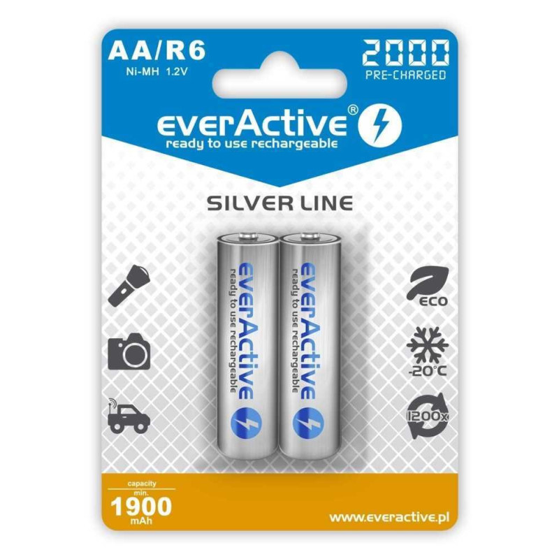 Everactive AA / R6 Silver Line 2000 mAh 4pcs