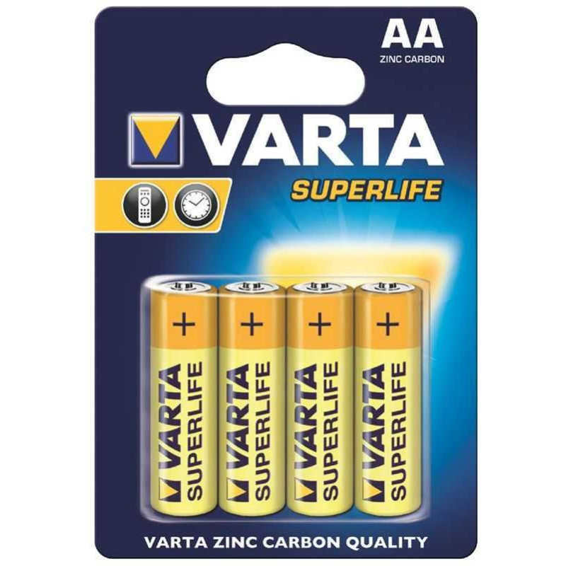Varta AA, R6P, 1.5V 4-pack