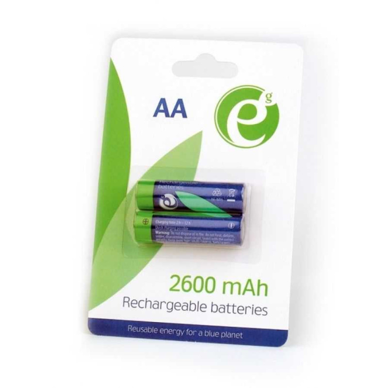 Gembird Rechargeable Battery 2600 mAh 2 pcs