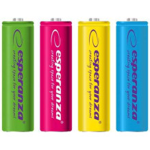 Esperanza Rechargeable Mix AA / R6 2000mAh 4 pack Esperanza Rechargeable Mix AA / R6 2000mAh 4 pack