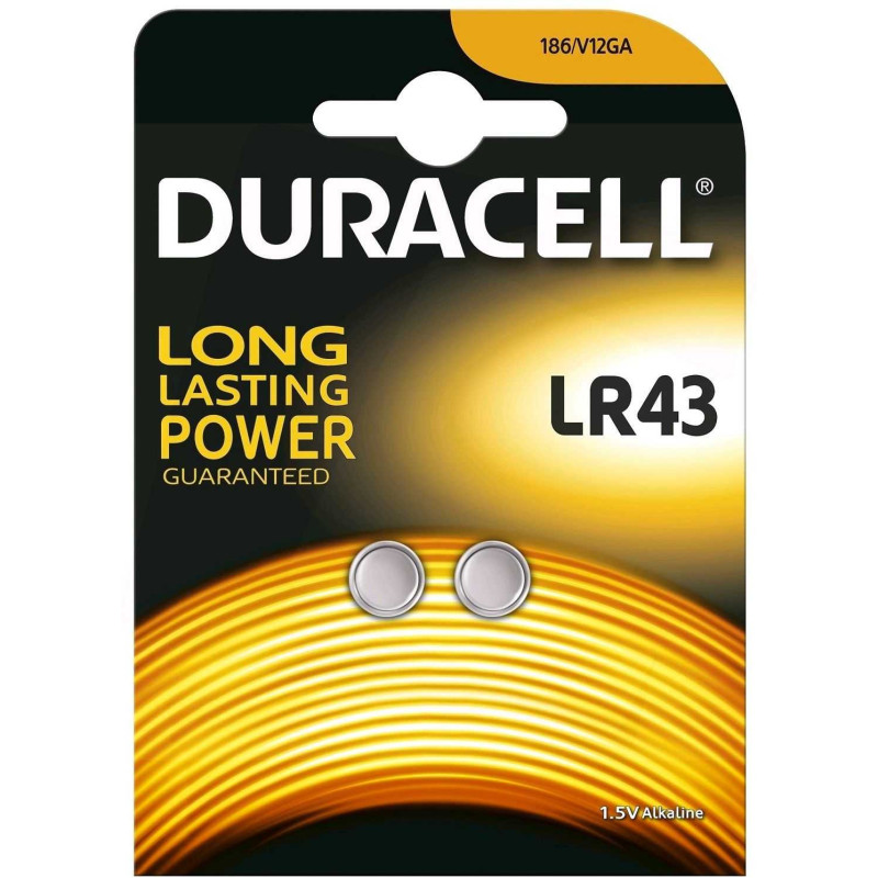 Duracell LR43 2-pack Blister