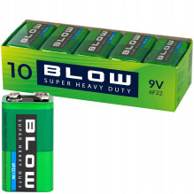 Blow 10 x Bateria 9V 6F22 Super Heavy Duty (82-570 ) 10pcs