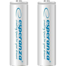 Esperanza Įkraunamas baltas AA / R6 2000mAh 2 pak. Esperanza Įkraunamas baltas AA / R6 2000mAh 2 pak.