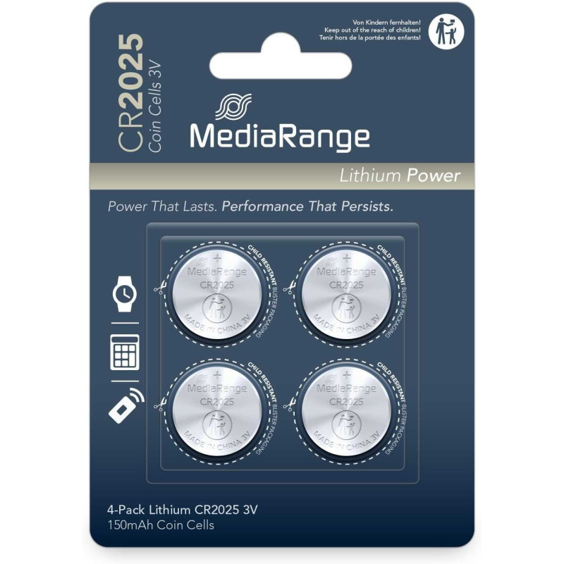 MediaRange CR2025 3V (MRBAT131) 4pcs