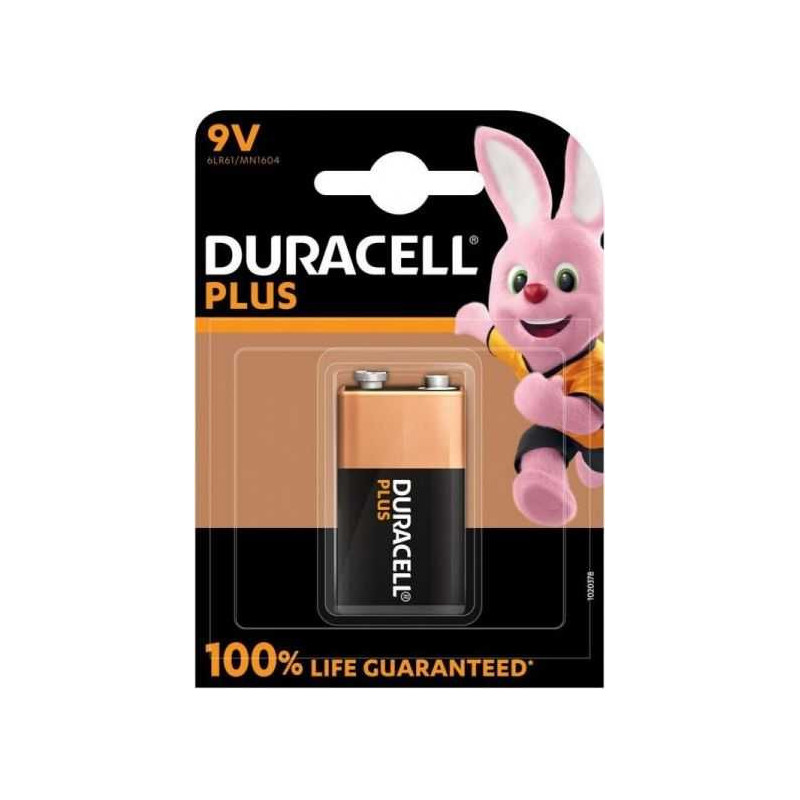 Duracell Battery Plus 6LR61 1 pack