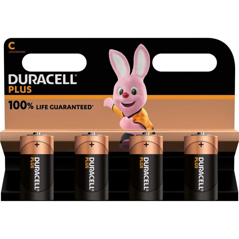 Duracell Plus C 4 pcs