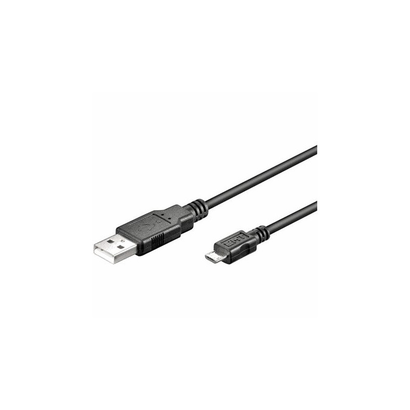 Logilink Logilink USB micro-B 180, 1.8m Micro-USB B, USB A, 1,8 m, juodas