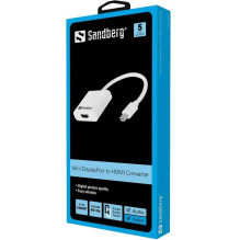 Sandberg 508-29 Mini DP į HDMI Sandberg 508-29 Mini DP į HDMI