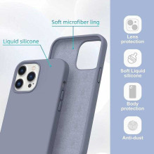 Riff "Soft Silicone Case iPhone 13 Pro" Lavender Grey